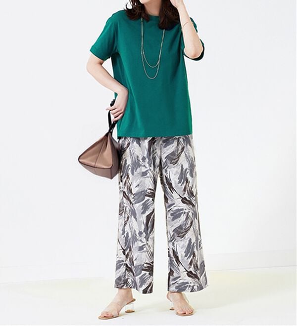 BELLUNA（ベルーナ）の「ヒンヤリ！綿１００％大人顔サマ見えＴシャツ（Tシャツ）」｜詳細画像