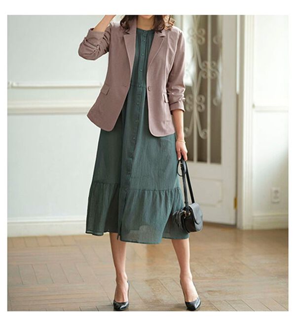 BELLUNA（ベルーナ）の「カジュアルコーデにきちんと感を！テーラードジャケット（テーラードジャケット）」｜詳細画像