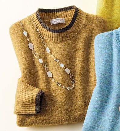 ルフラン（ルフラン）の「肌心地やわらか＊カラフルニット（ニット・セーター）」