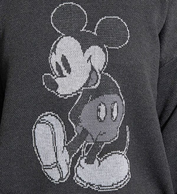 BELLUNA（ベルーナ）の「＜Ｄｉｓｎｅｙ＞【ミッキー】ジャカードゆったりセーター（ニット・セーター）」｜詳細画像