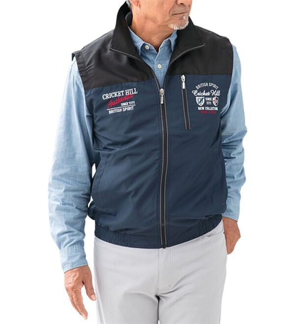 「ブランドデザイン裏メッシュベスト（メンズベスト）」｜詳細画像