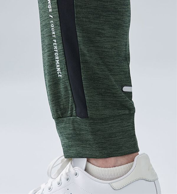 「【３本組】＜ケー・スイス＞杢スラブライン使いジョガーパンツ（メンズイージーパンツ）」｜詳細画像