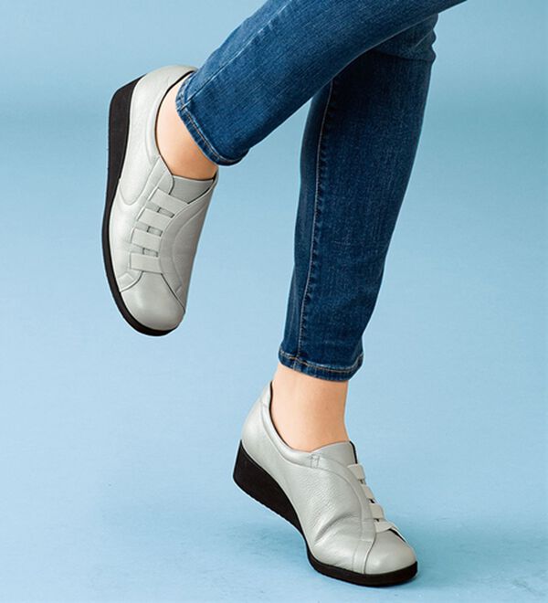 ルフラン（ルフラン）の「ラックウォーク　厚底レザースリッポン（スリッポン）」｜詳細画像