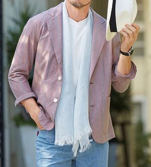 「＜コムルヴァン・オム＞夏の新定番！さらっと軽いシャツテーラード（メンズシャツ）」｜詳細画像