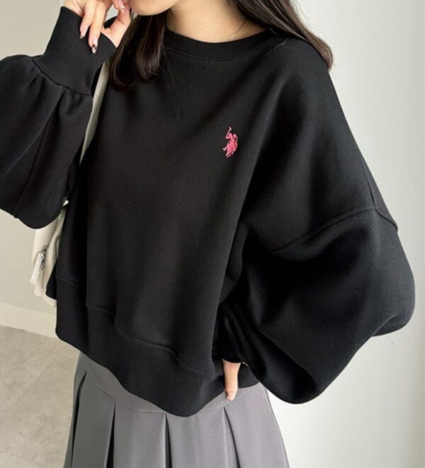 GeeRA（ジーラ）の「【Ｕ．Ｓ．ＰＯＬＯ　ＡＳＳＮ】ショートスウェット（トレーナー・スウェット）」｜詳細画像