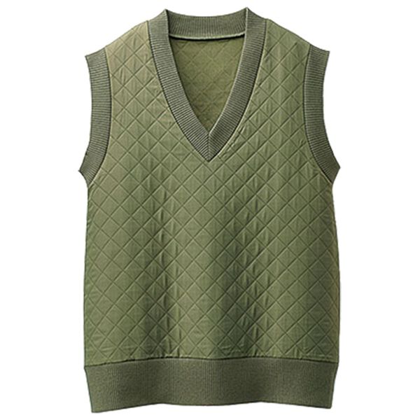 BELLUNA（ベルーナ）の「キルティング素材Ｖネックデザインベスト（ベスト）」｜詳細画像