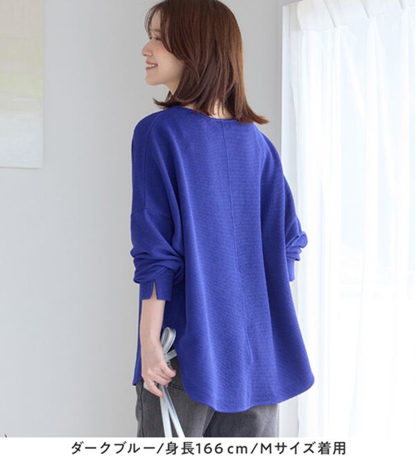 Viola e Viola（ヴィオラ エ ヴィオラ）の「ふくれジャカードドルマントップス（カットソー）」｜詳細画像