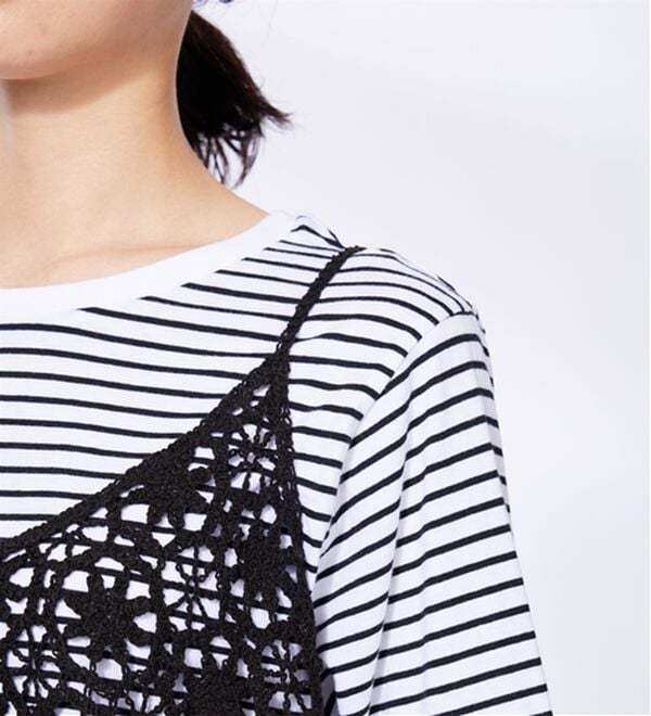 BELLUNA（ベルーナ）の「かぎ針風ビスチェアンサンブル（アンサンブル）」｜詳細画像