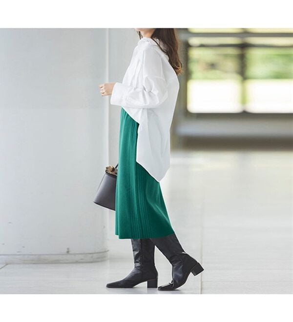 RANAN（ラナン）の「＜４つの機能付＞ニットタイトスカート（ロングスカート）」｜詳細画像