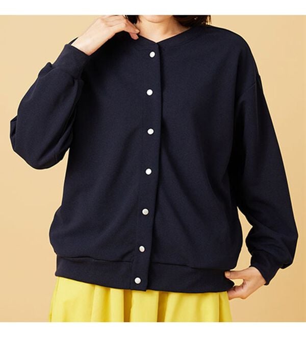 BELLUNA（ベルーナ）の「ストレッチジョーゼット素材カーディガン（その他カーディガン）」｜詳細画像