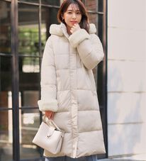 alotta（アロッタ）の「フェイクファー付美人見えロングコート（ロングコート）」