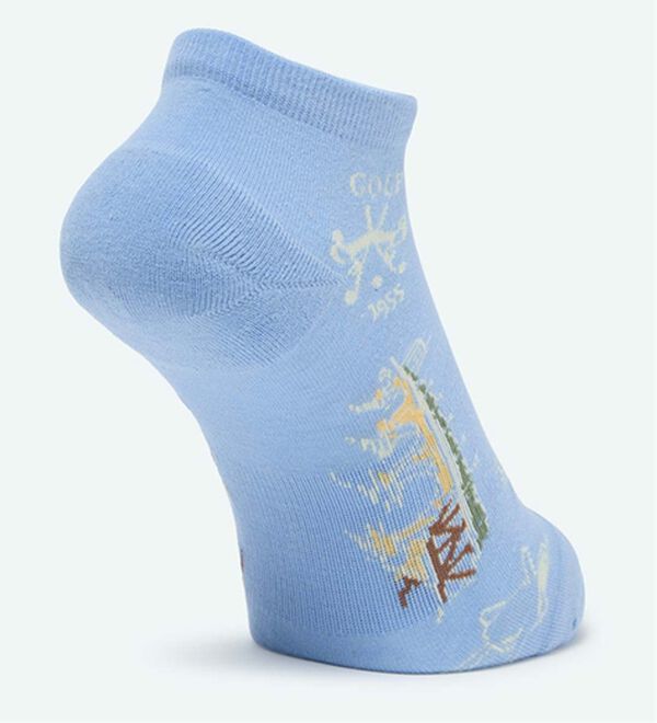 「＜マンシングウェア＞【ＤＥＯＳＣＲＥＥＮ】アンクル丈ジャガードソックス（メンズ靴下・タイツ）」｜詳細画像