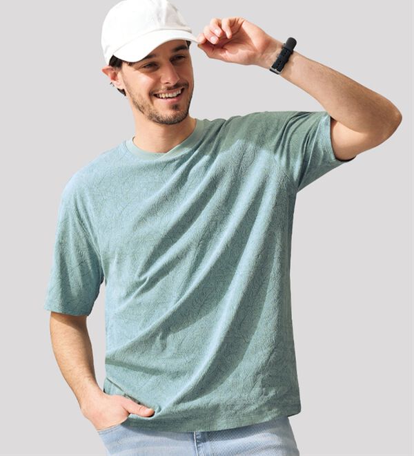「【３枚組】＜コムルヴァン・オム＞お出かけ自慢のエチケットＴシャツ（メンズＴシャツ）」｜詳細画像