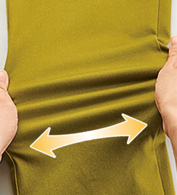 BELLUNA（ベルーナ）の「静電防止！蓄熱綿サテンストレッチカラーパンツ（フルレングスパンツ）」｜詳細画像