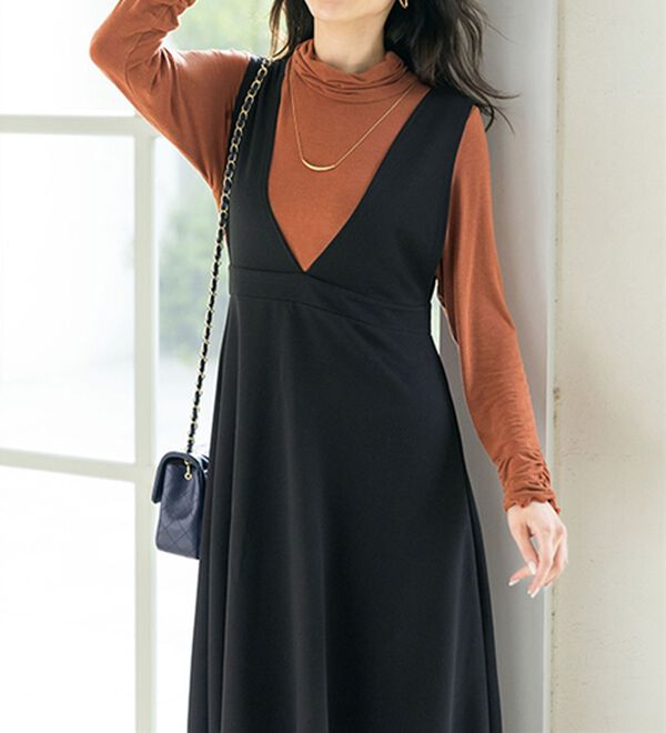 ルフラン（ルフラン）の「ホッと快適＊ウール入りプルオーバー（カットソー）」｜詳細画像