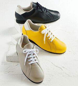 BELLUNA（ベルーナ）の「柔らか～！イタリアンレザー快適スニーカー（スニーカー）」｜詳細画像