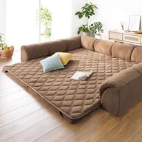 iellio（イエリオ）の「ゆったり・まったりクッション一体型ラグ＜フロアソファ・ローソファー＞（ラグ）」