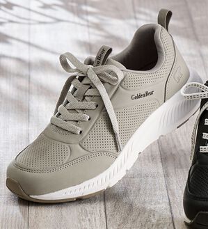 ルフラン（ルフラン）の「ゴールデンベア　４Ｅ防水スニーカー（スニーカー）」｜ライトグレー