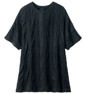 ルフラン（ルフラン）の「着る美人。レースジャカード（カットソー）」｜黒