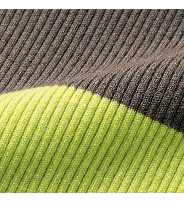 VINNO（ヴィノ）の「吸湿発熱リブニット付ジャンパースカート（ジャンパースカート）」｜詳細画像