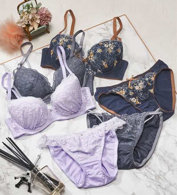 YU'NOW（ユナウ）の「ｔｏ　ｍｅｅブラ＆ショーツ（ブラジャー＆ショーツセット）」｜詳細画像