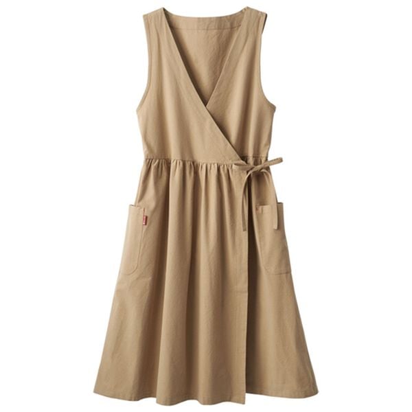 LAVIENNE（ラヴィエンヌ）の「【３着組】そのままお出かけ！エプロンワンピース（エプロン）」｜詳細画像