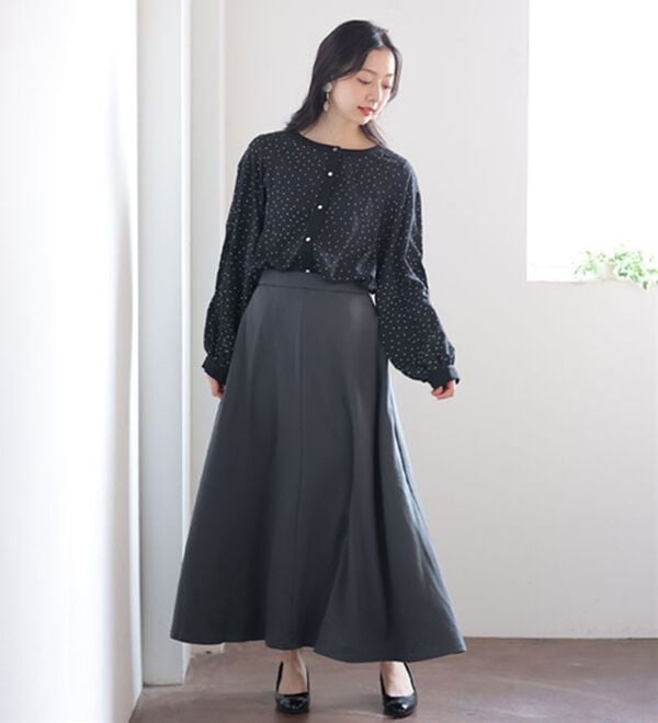 A HAPPY MARILYN（アハッピーマリリン）の「【Ｌ～８Ｌ】選べる身長別＆デザイン　ゆるっと楽ちん　ミニ裏毛　フレアスカート＆ワイドパンツ（ワイドパンツ・ガウチョ）」｜詳細画像