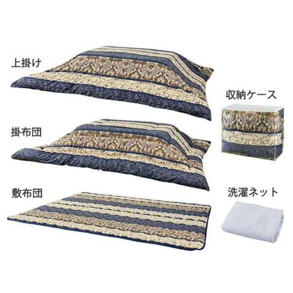 「お買得あったかふっくらこたつ布団５点セット（こたつ布団）」｜詳細画像
