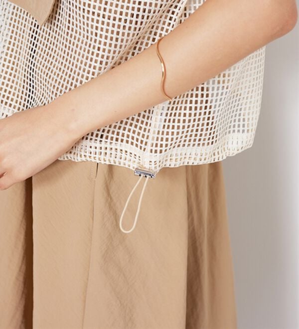 BELLUNA（ベルーナ）の「2点セット【Ｌａｇｒｉｌｕａ】メッシュ使いワンピースアンサンブル（その他ワンピース）」｜詳細画像