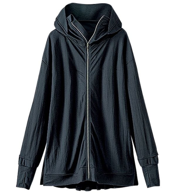 BELLUNA（ベルーナ）の「【接触冷感】絶対に焼けたくない！後プリーツＵＶパーカー（パーカー）」｜詳細画像