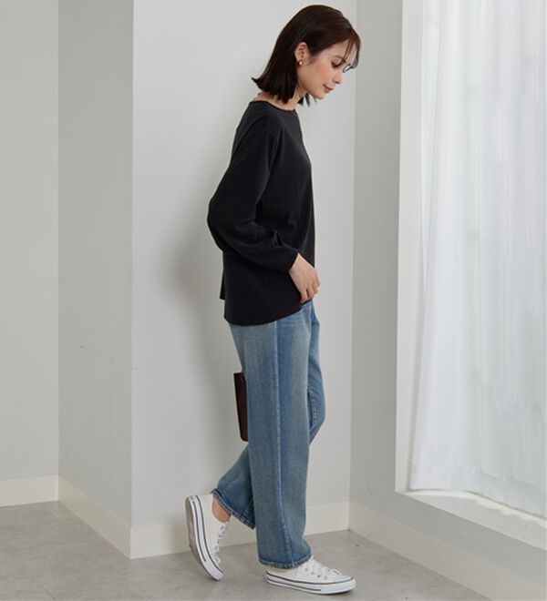 BELLUNA（ベルーナ）の「ふんわりコーデュロイ素材プルオーバー（カットソー）」｜詳細画像