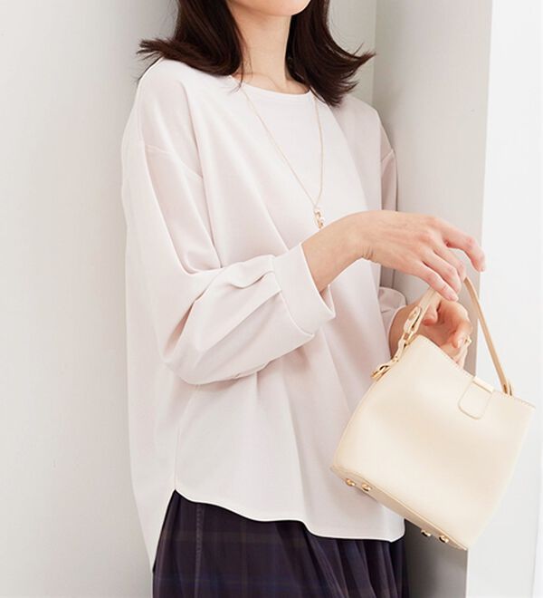 BELLUNA（ベルーナ）の「【2点セット】ジョーゼット素材ネックレス付ブラウス（ブラウス）」｜詳細画像