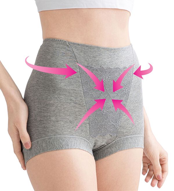 LAVIENNE（ラヴィエンヌ）の「【５色組】綿混　毎日はきたいあったか骨盤補整ショーツ（ショーツ）」｜詳細画像