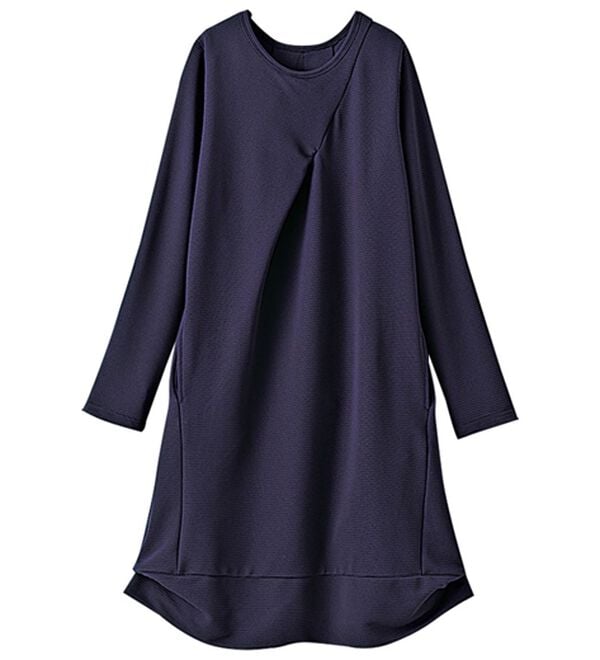 LAVIENNE（ラヴィエンヌ）の「【２点セット】＜旅とも＞２点セットコクーンチュニック（カットソーワンピース）」｜詳細画像