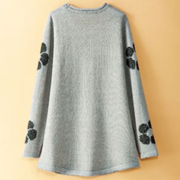 BELLUNA（ベルーナ）の「ブークレー花柄ジャカードニットチュニック（チュニック）」｜詳細画像