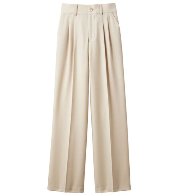 ルフラン（ルフラン）の「こ綺麗こなれたパンツ（フルレングスパンツ）」｜アイボリー