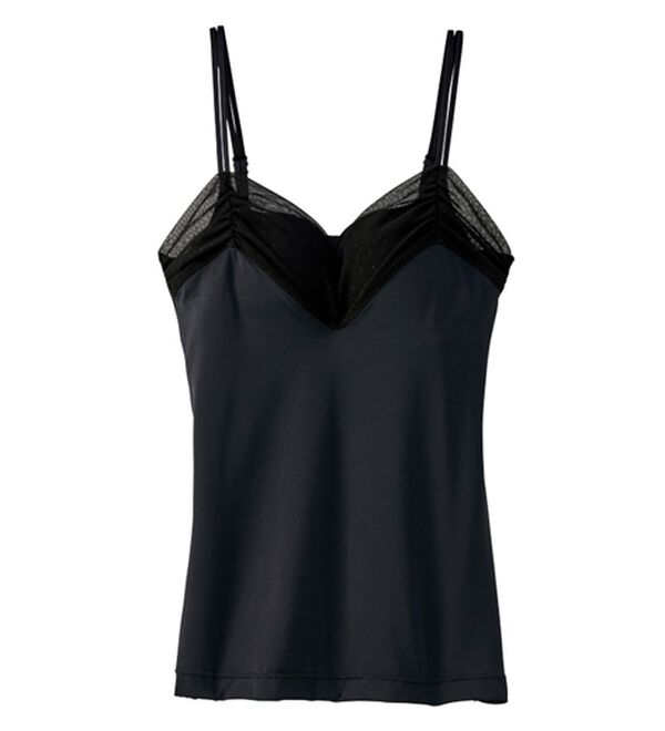 YU'NOW（ユナウ）の「まる胸メイクのちゅるんブラキャミ（ブラトップ・カップ付きインナー）」｜詳細画像