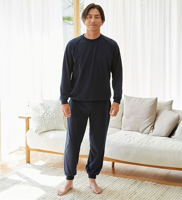 「毎日活躍！スウェット上下セット（メンズルームウェア）」｜詳細画像