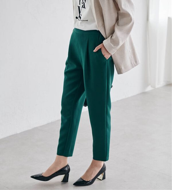 RANAN（ラナン）の「美脚シルエットクロップドパンツ（フルレングスパンツ）」｜詳細画像