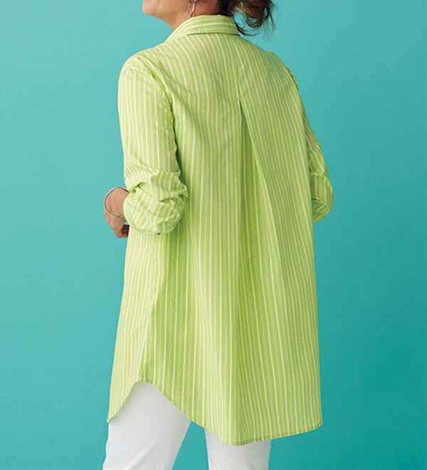 BELLUNA（ベルーナ）の「＜ＳＯＬＯＴＥＸ（Ｒ）＞ストレッチビッグシャツ（シャツ）」｜詳細画像