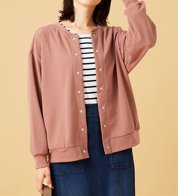 BELLUNA（ベルーナ）の「ストレッチジョーゼット素材カーディガン（その他カーディガン）」｜詳細画像