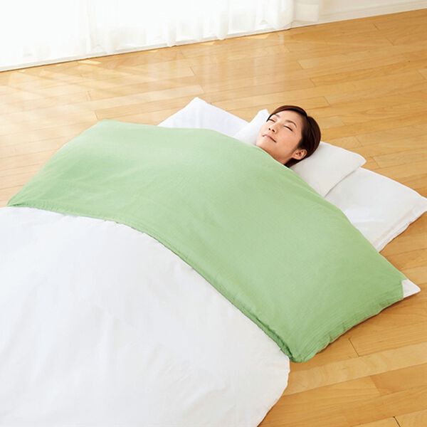 「布団の衿元汚れ防止に　衿カバー４色組（敷布団カバー・シーツ）」｜詳細画像