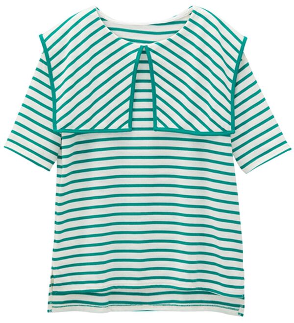 GeeRA（ジーラ）の「セーラーカラーボーダーカットソー（カットソー）」｜詳細画像