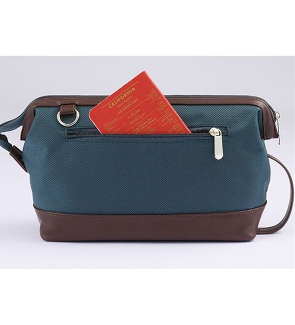 「＜ヒロココシノオムベーシック＞大きく開き、中が見やすいショルダーバッグ（メンズショルダーバッグ）」｜詳細画像