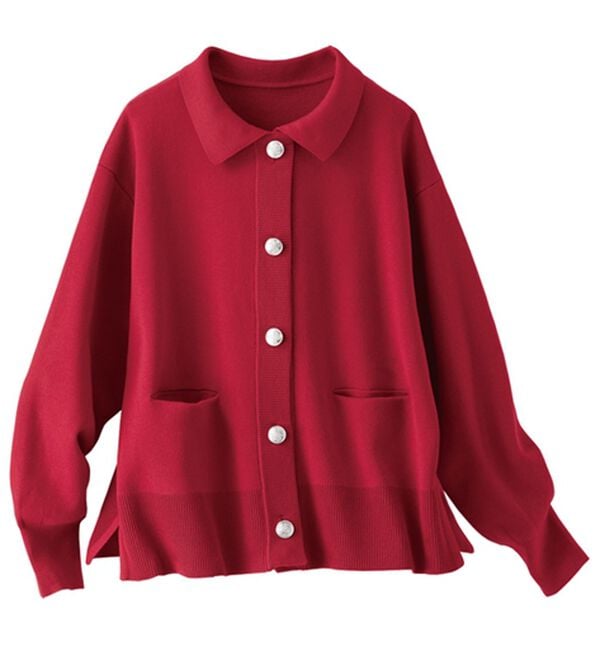 BELLUNA（ベルーナ）の「アウター感覚！ニットジャケット（その他ジャケット）」｜詳細画像