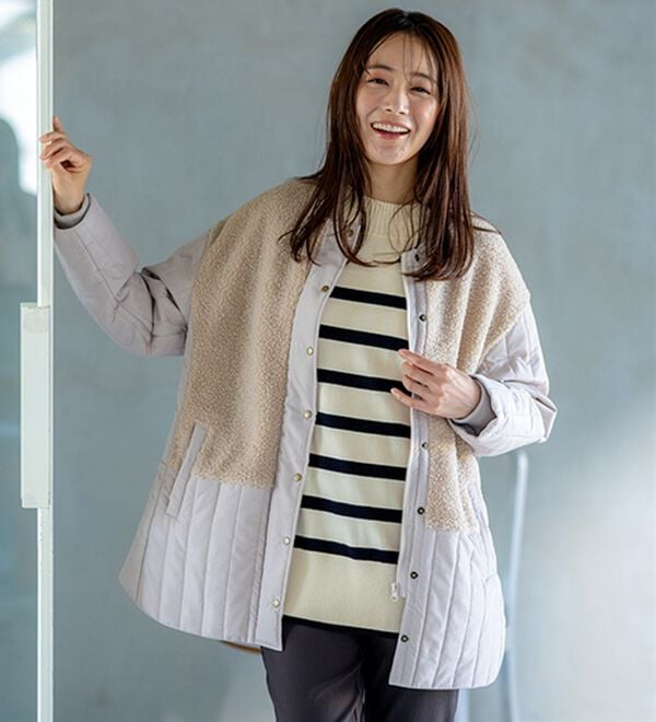 BELLUNA（ベルーナ）の「【新色追加】もちもち素材ハイネックニットプルオーバー（ニット・セーター）」｜詳細画像