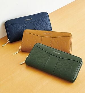 CAMP クロコダイル　長財布 クロコダイル＞キルティング長財布 - ベルーナ【公式】