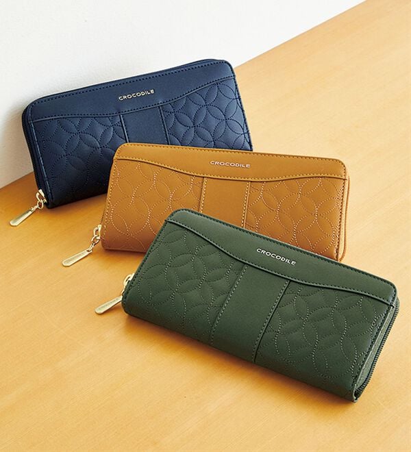クロコダイル長財布(テト) クロコダイル メンズ財布 長財布 大容量 カード27枚 頭部 背部