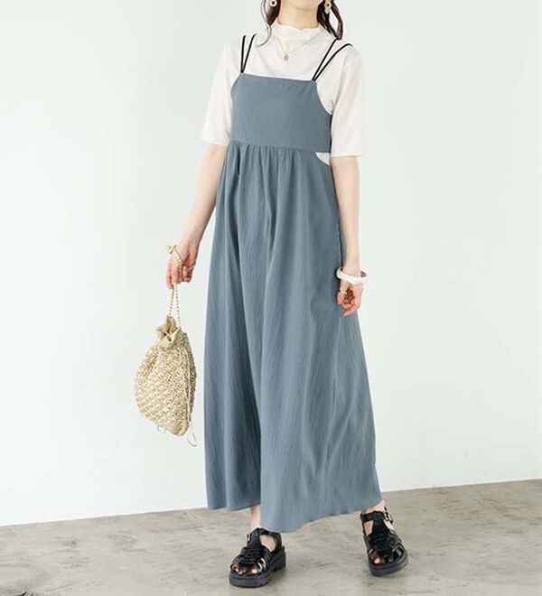 GeeRA（ジーラ）の「サイドオープンキャミワンピース（その他ワンピース）」｜詳細画像