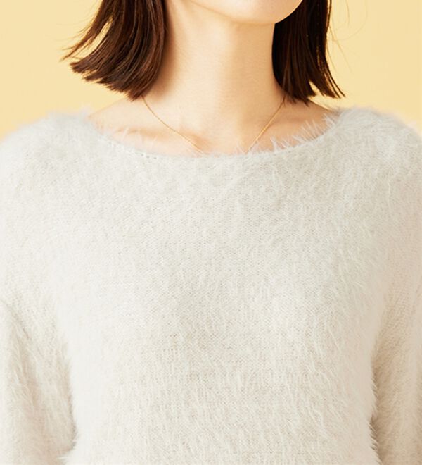 BELLUNA（ベルーナ）の「ふわふわシャギープルオーバー（ニット・セーター）」｜詳細画像